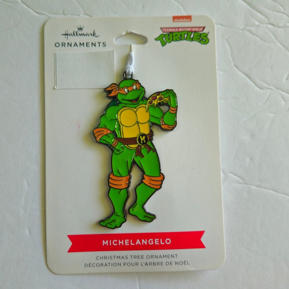 Hallmark Teenage Mutant Ninja Turtles Michelangelo Metal Ornament